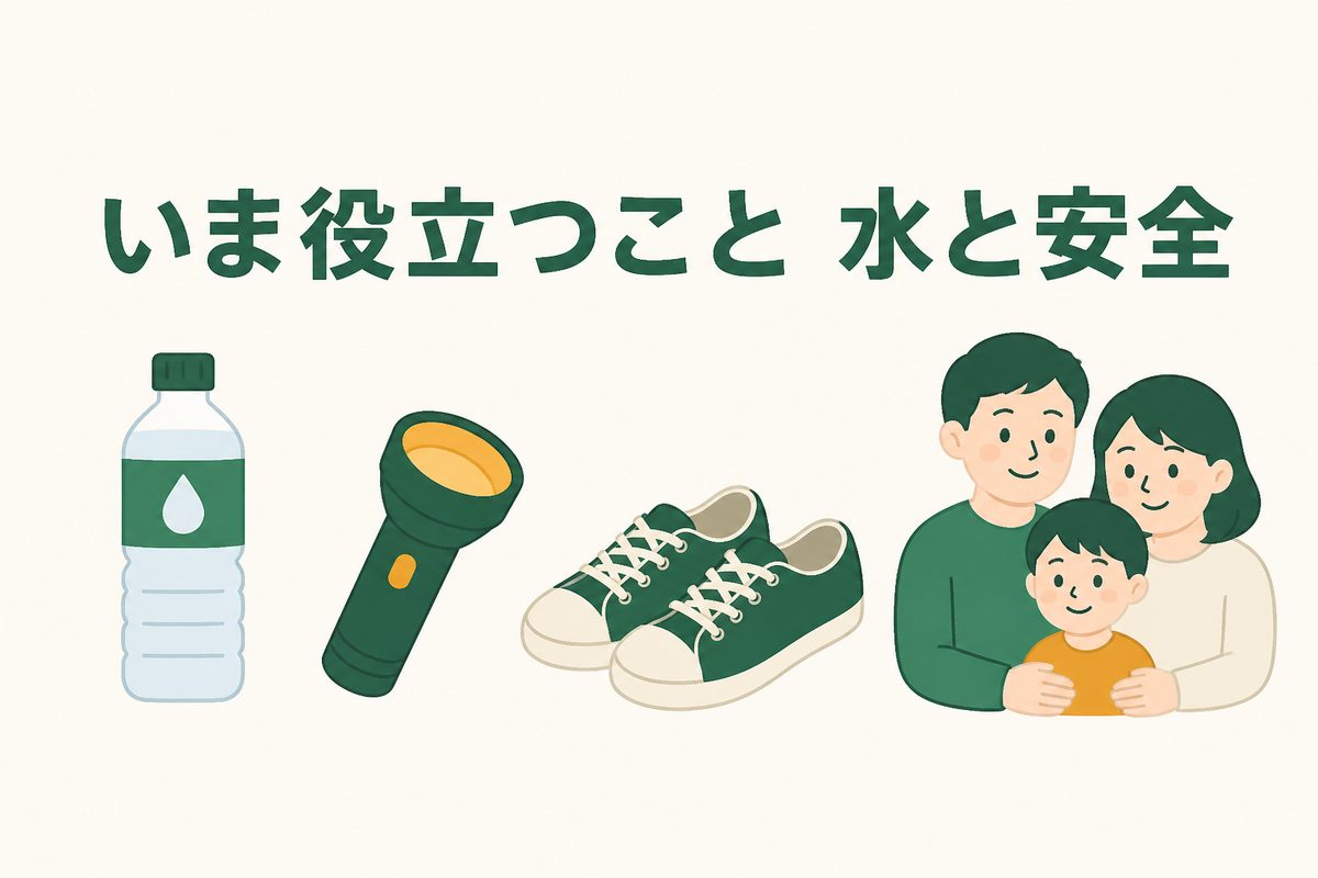 いま役立つこと 水と安全